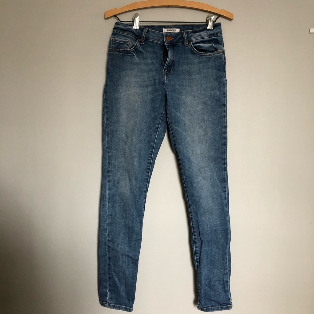Forever 21 Skinny Jeans Denim light wash